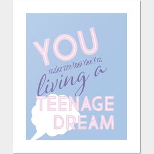 Katy Perry - Teenage Dream Lyrics Posters and Art